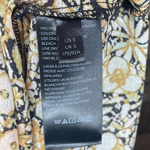 Free People Feeling Groovy Maxi Dress Black Combo Floral Size Small - Picture 10 of 14